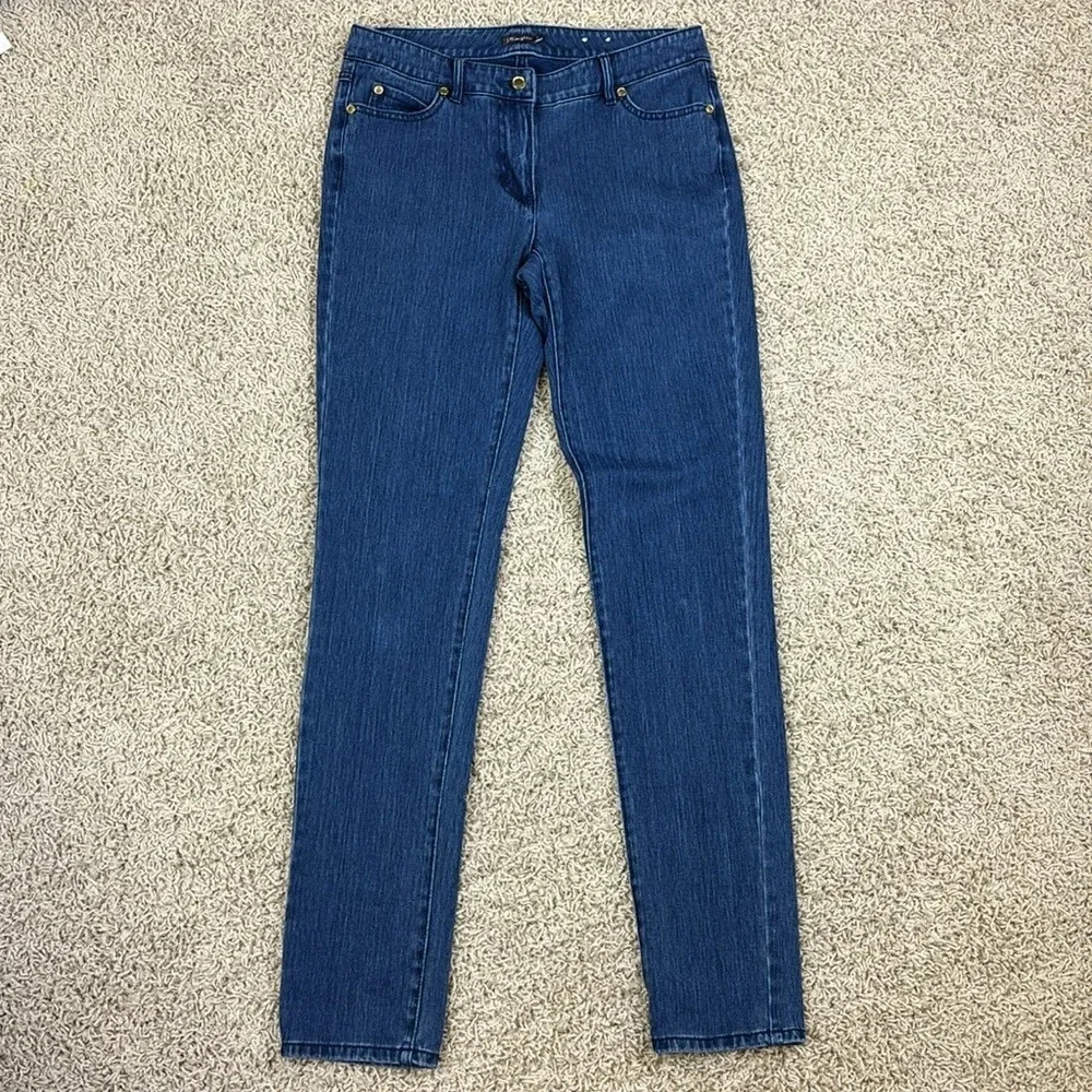 J. McLaughlin dark wash straight leg jeans sz 4